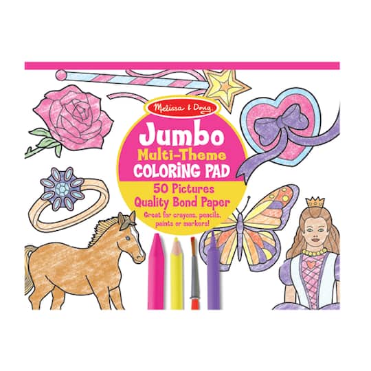 Melissa &#x26; Doug&#xAE; Multi-Theme Jumbo Coloring Pad